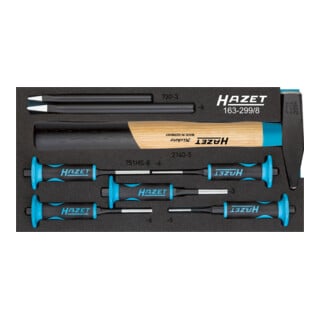 HAZET Pin punch set 163-299/8 Aantal gereedschappen: 8