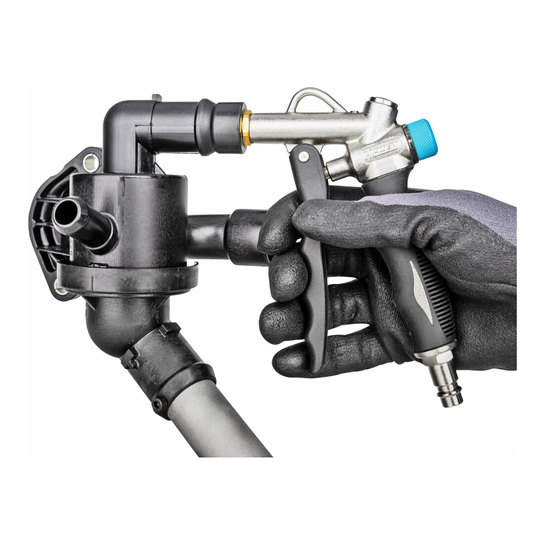 HAZET Pistolet à souffler Turbo 9040T-1, L x l x H : 150 mm x 42,5 mm x 96 mm