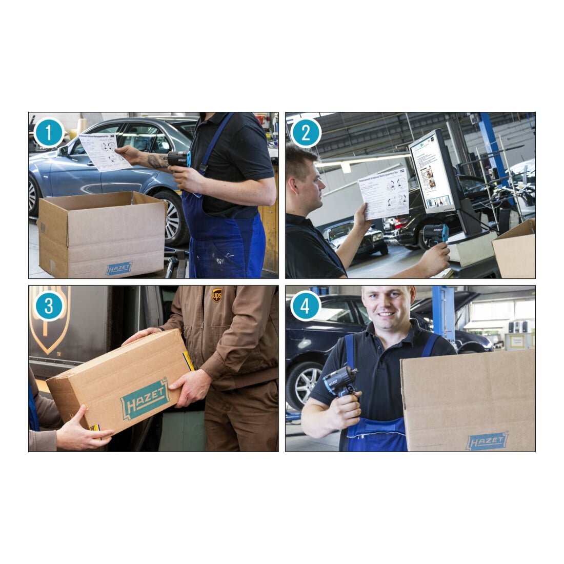 HAZET Pneumatik-Wartungsservice-Box SP2