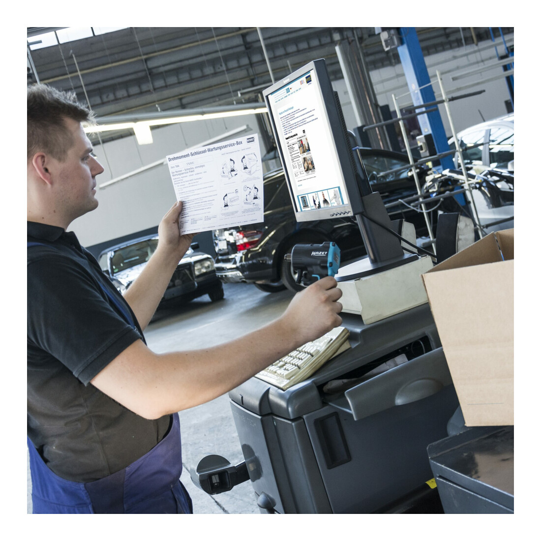 HAZET Pneumatik-Wartungsservice-Box SP4