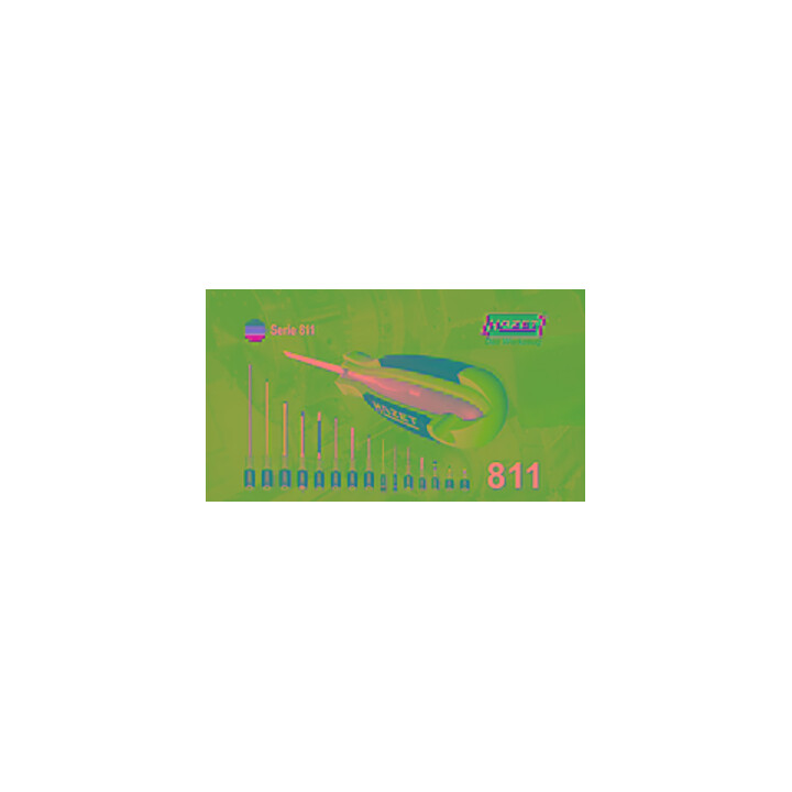 HAZET Porte-embouts 811BMK, 1/4 pouce (6,3 mm) hexagonal 80 mm