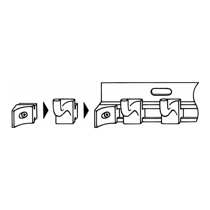 HAZET Porte-outils et rails de fixation 2025X-06