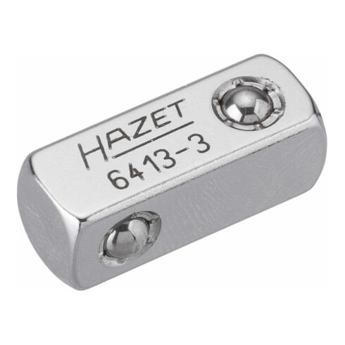 HAZET Quadro passante 6413-3, Attacco quadro, massiccio, 10mm (3/8"), Attacco quadro, massiccio, 10mm (3/8")