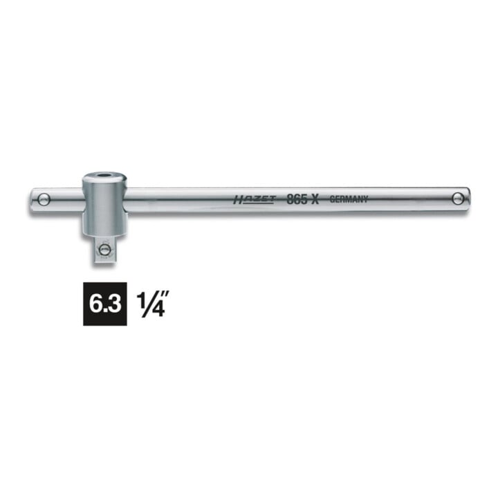 HAZET Quergriff HINOX (Edelstahl)<sup></sup> 865X Vierkant massiv 6,3 mm (1/4 Zoll)