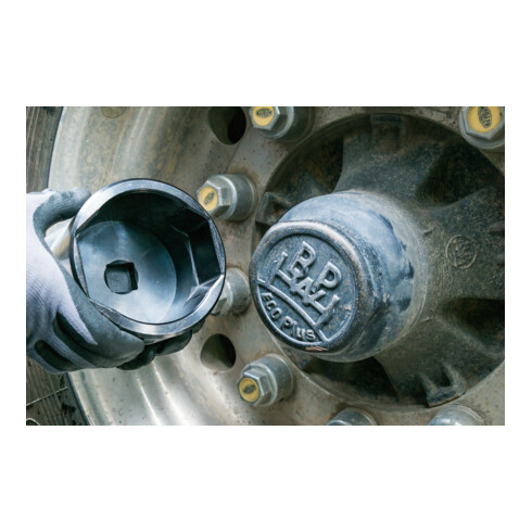 HAZET Radkapsel-Schlüssel Nkw 4937-110 Vierkant hohl 25 mm (1 Zoll)