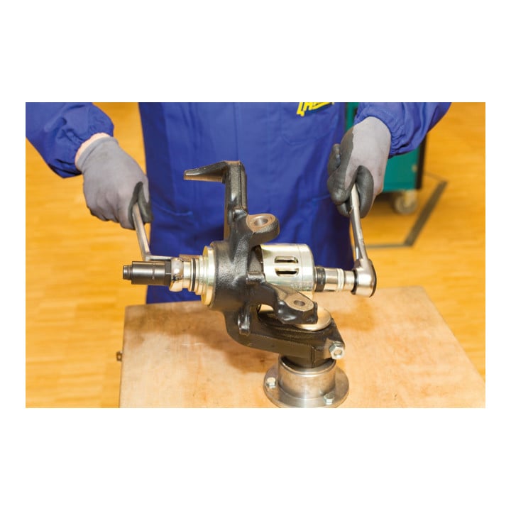 HAZET Radlager-Werkzeug-Satz, 22teilig, hydraulisch 4930-1/22 Anzahl Werkzeuge: 22