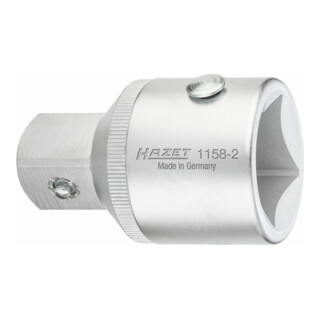 HAZET Reduzierstück 1158-2 Vierkant hohl 25 mm (1 Zoll) Vierkant massiv 20 mm (3/4 Zoll)