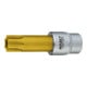 HAZET Regolatore albero a camme inserto giravite TX, con foro 2788-T100H, Attacco quadro, cavo, 12,5mm (1/2"), Profilo TX Tamper Resistant, T100H-2