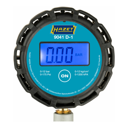 HAZET Reifenfüll-Messgerät, digital 9041D-1