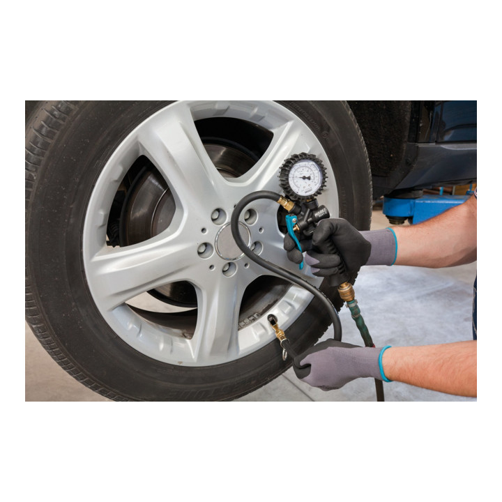 HAZET Reifenfüll-Messgerät, geeicht 9041-2