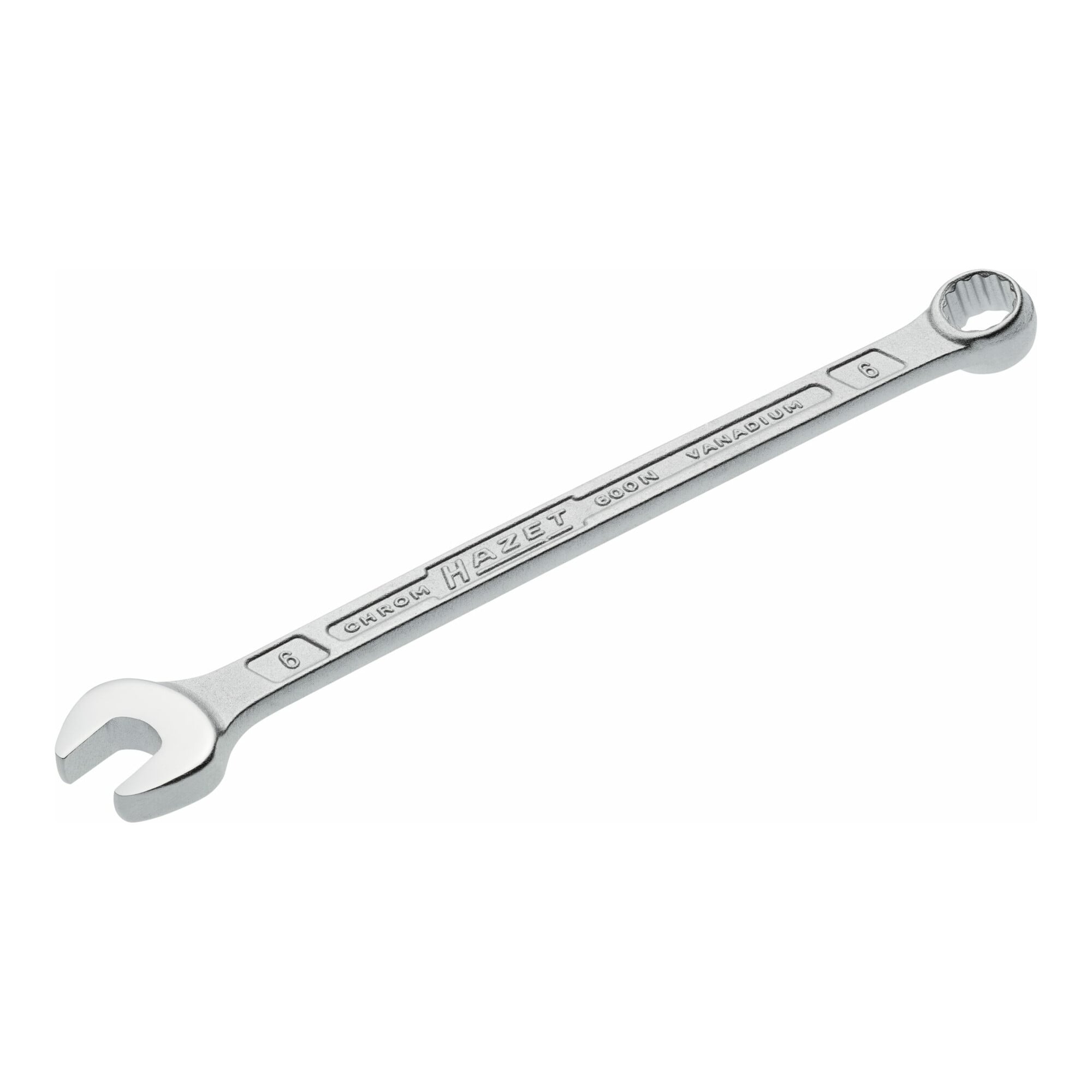 HAZET Ring-Maulschlüssel 600N-6 Außen-Doppel-Sechskant-Tractionsprofil 6 mm