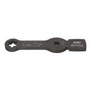 HAZET Ring-slagsleutel ∙ speciaal profiel ∙ met 2 slagvakken 2784SR-1 ∙ Vierkant hol 12,5 mm (1/2 inch) ∙ Ribbelprofiel