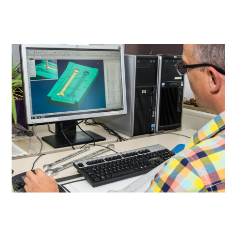 HAZET Ringsteeksleutel extra lang slank 600LG