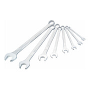 HAZET Ring-steeksleutel ∙ extra lang ∙ slanke uitvoering 600LG/8 ∙ Buiten-twaalfkant-tractieprofiel ∙ 10 – 32 ∙ Aantal gereedschappen: 8