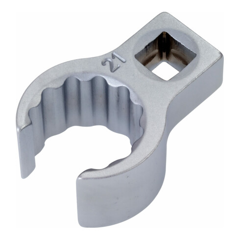 HAZET Ringschlüssel, Doppel-6kt, offen 848Z-22 Vierkant hohl 10 mm (3/8 Zoll) Außen-Doppel-Sechskant Profil 22 Innen-Vierkant (Robertson) 10 =<sup>3</sup>⁄<sub>8</sub>''
