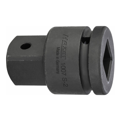 HAZET Schlag- Maschinenschrauber-Adapter 1007S-2 Vierkant hohl 20 mm (3/4") Vierkant massiv 25 mm (1")