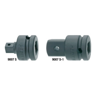 HAZET Schlag- Maschinenschrauber-Adapter 9007S-1 Vierkant hohl 12,5 mm (1/2") Vierkant massiv 20 mm (3/4")