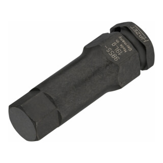 HAZET Schlag-, Maschinenschrauber Schraubendreher-Steckschlüsseleinsatz 985S-19LG ∙ Vierkant hohl 12,5 mm (1/2 Zoll) ∙ Innen-Sechskant Profil ∙ 19 ∙ 19
