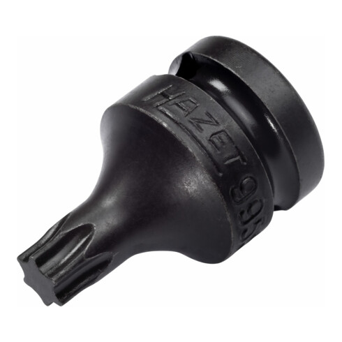HAZET Schlag-, Maschinenschrauber Schraubendreher-Steckschlüsseleinsatz 995S6-T50, 1/2 Zoll (12,5 mm) Vierkant, 24 mm Außen-Sechskant, Innen TORX® Profil, SW T50