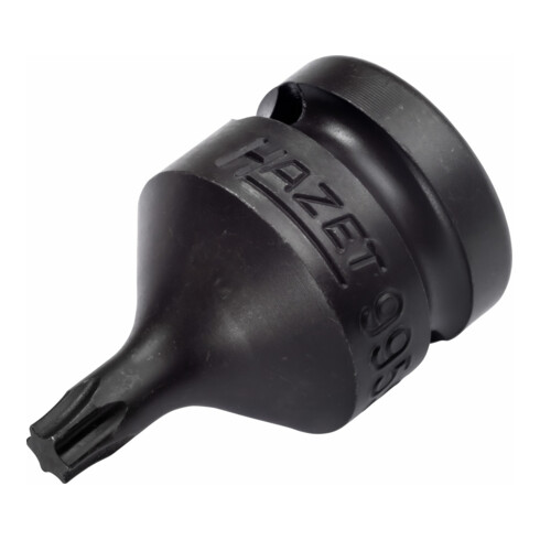 HAZET Schlag-, Maschinenschrauber Schraubendreher-Steckschlüsseleinsatz Satz 995S6/6, 1/2 Zoll (12,5 mm) Vierkant, 24 mm Außen-Sechskant, Innen TORX® Profil, 6-teilig, T40, T45, T50