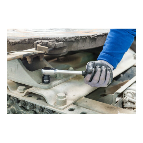 HAZET Schlag-, Maschinenschrauber Steckschlüssel-Einsatz mit Sonderprofil 2784S-1 ∙ Vierkant hohl 12,5 mm (1/2 Zoll) ∙ Rillenprofil