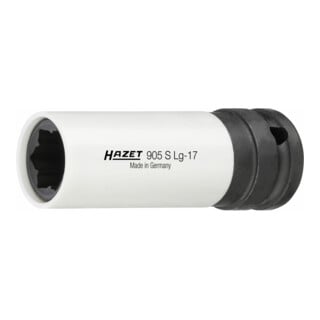 HAZET Schlag-, Maschinenschrauber-Steckschlüssel-Einsatz (Sonderprofil) 905SLG-17 Vierkant hohl 12,5 mm (1/2 Zoll) 17