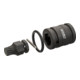 HAZET Schlag-, Maschinenschrauber Steckschlüsseleinsatz-Satz 2549-18/4 Vierkant hohl 20 mm (3/4 Zoll) Innen Vielzahn Profil XZN M18 Anzahl Werkzeuge: 4-4
