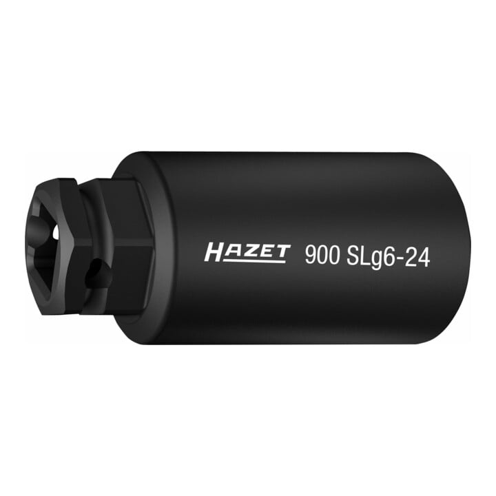 HAZET Schlag-, Maschinenschrauber Steckschlüsseleinsatz, Sechskant, Vierkant hohl 12,5 mm (1/2 Zoll), Außen-Sechskant 24 mm, Außen-Sechskant-Tractionsprofil, 24 mm