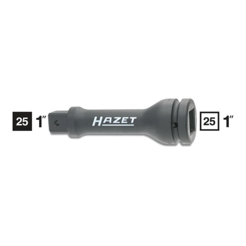 HAZET Schlag-, Maschinenschrauber-Verlängerung 1105S-13 Vierkant hohl 25 mm (1 Zoll) Vierkant massiv 25 mm (1 Zoll)