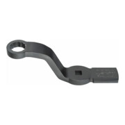 HAZET Schlag-Ringschlüssel (Doppel-6kt.) mit 2 Schlagflächen 2872FS-24 ∙ Vierkant hohl 12,5 mm (1/2 Zoll) ∙ Außen-Doppel-Sechskant Profil ∙ 24-5
