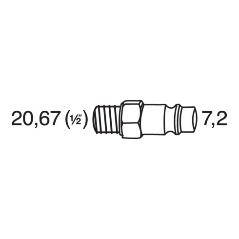 HAZET Schlagschrauber 9014P-1 ∙ Lösemoment maximal: 3400 Nm ∙ Vierkant massiv 25 mm (1 Zoll) ∙ Direkthammer-Schlagwerk