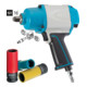 HAZET Schlagschrauber mit Sortiment 9012-1SPC/4 Lösemoment maximal: 1000 Nm Vierkant massiv 12,5 mm (1/2") Hochleistungs-Doppelhammer-Schlagwerk-1