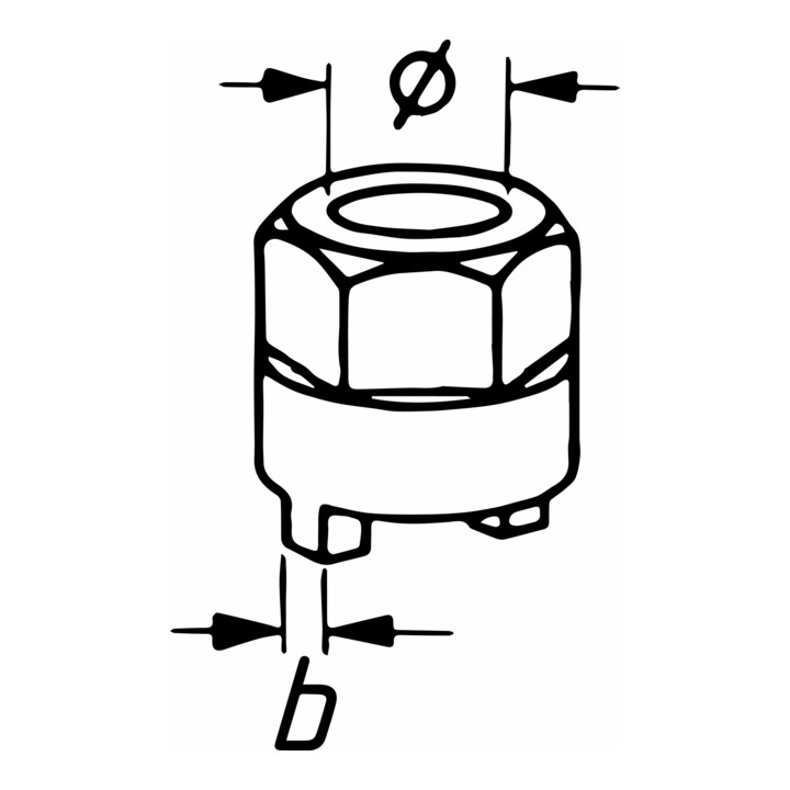 HAZET Schokdemper-tapsleutel 2593-4 ∙ 14.5 mm