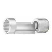 HAZET Schokdemperdopsleutel (twaalfkant) 2593-21 ∙ Vierkant hol 12,5 mm (1/2 inch) ∙ Buiten-twaalfkant-profiel ∙ 21 mm