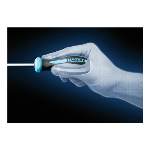 HAZET Schraubendreher 811K-80, Schlitz Profil, SW 1,2 x 8 mm