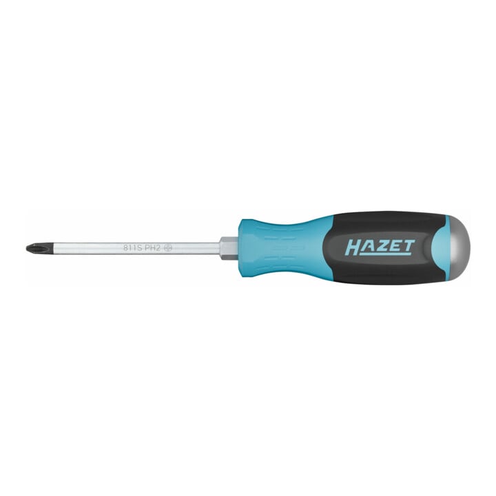 HAZET Schraubendreher 811K-PH2, Kreuzschlitz Profil PH, SW PH2