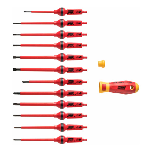HAZET Schraubendreher 811S-55, Schlitz Profil, SW 1 x 5,5 mm