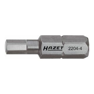 HAZET Schraubendreher-Einsatz (Bit) 2204-8 s: 8 mm Sechskant massiv 6,3 (1/4")