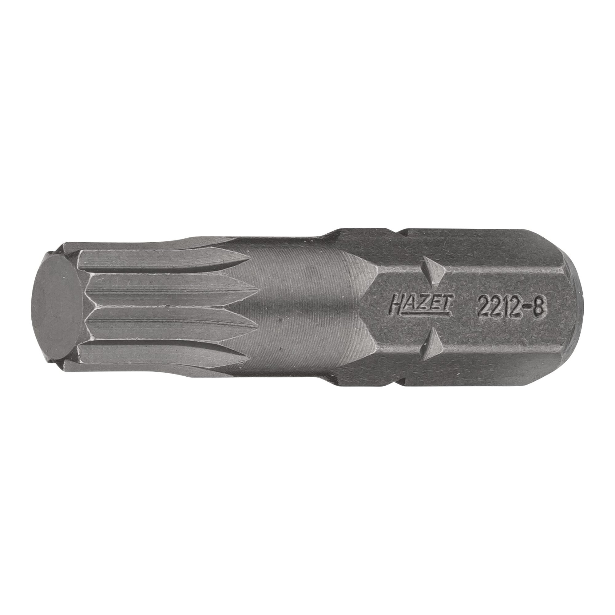 HAZET Schraubendreher-Einsatz (Bit) 2212-8 M: 8 Sechskant massiv 8 (5/16")