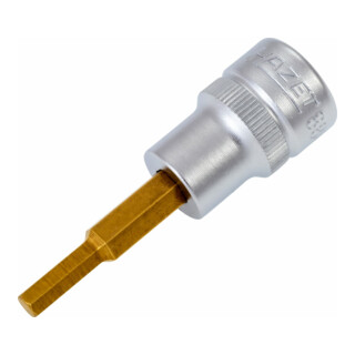 HAZET Steckschlüsseleinsatz 3/8" Innensechskant lang