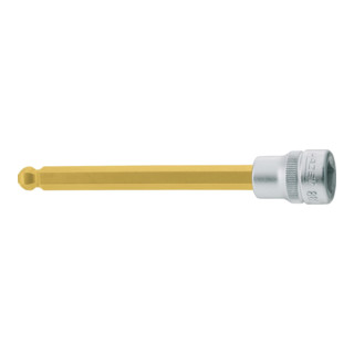 HAZET Steckschlüsseleinsatz 3/8" Innensechskant mit Kugelkopf