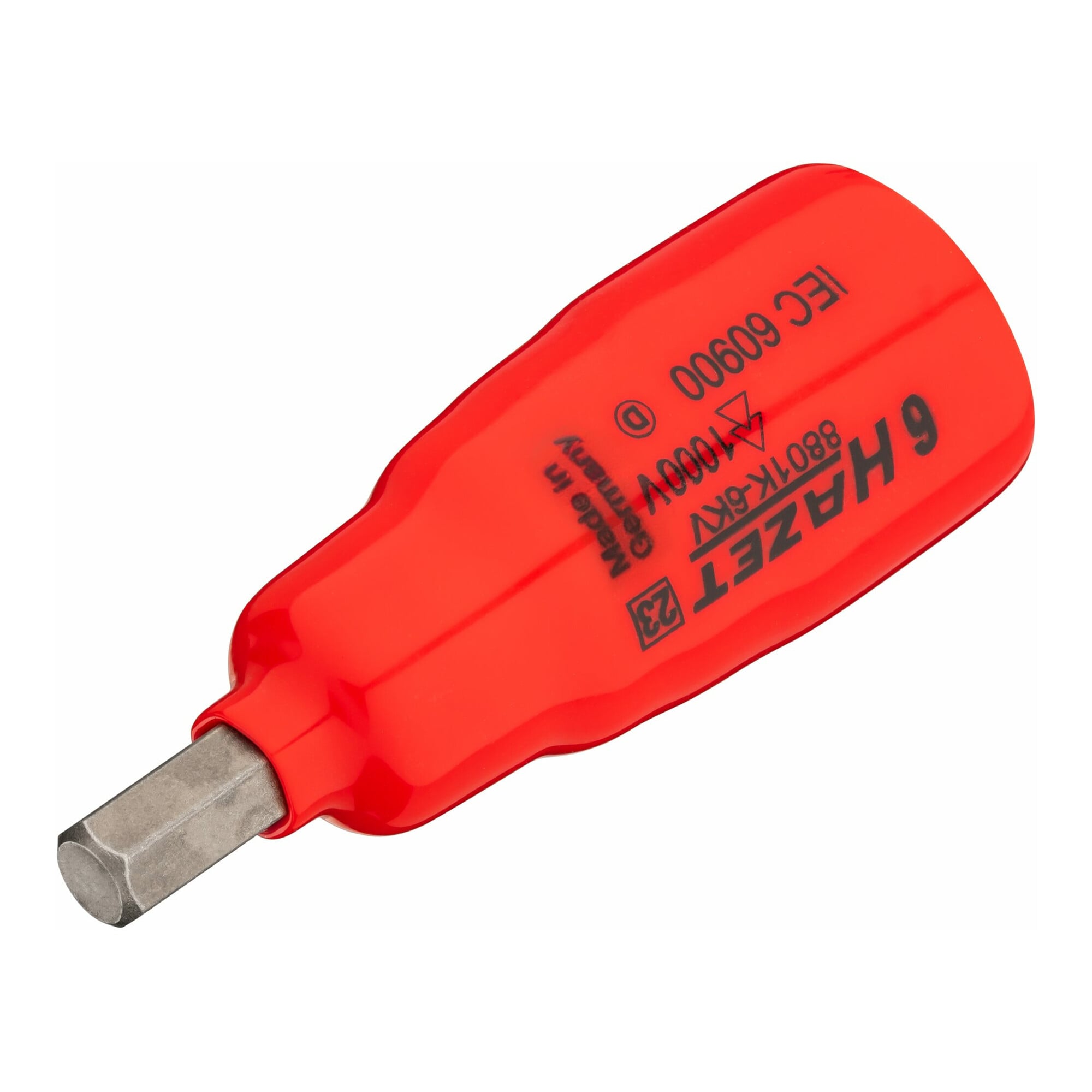 HAZET Schraubendreher-Steckschlüsseleinsatz 8801K-6KV Vierkant hohl 10 mm (3/8 Zoll) Innen-Sechskant Profil 6 mm