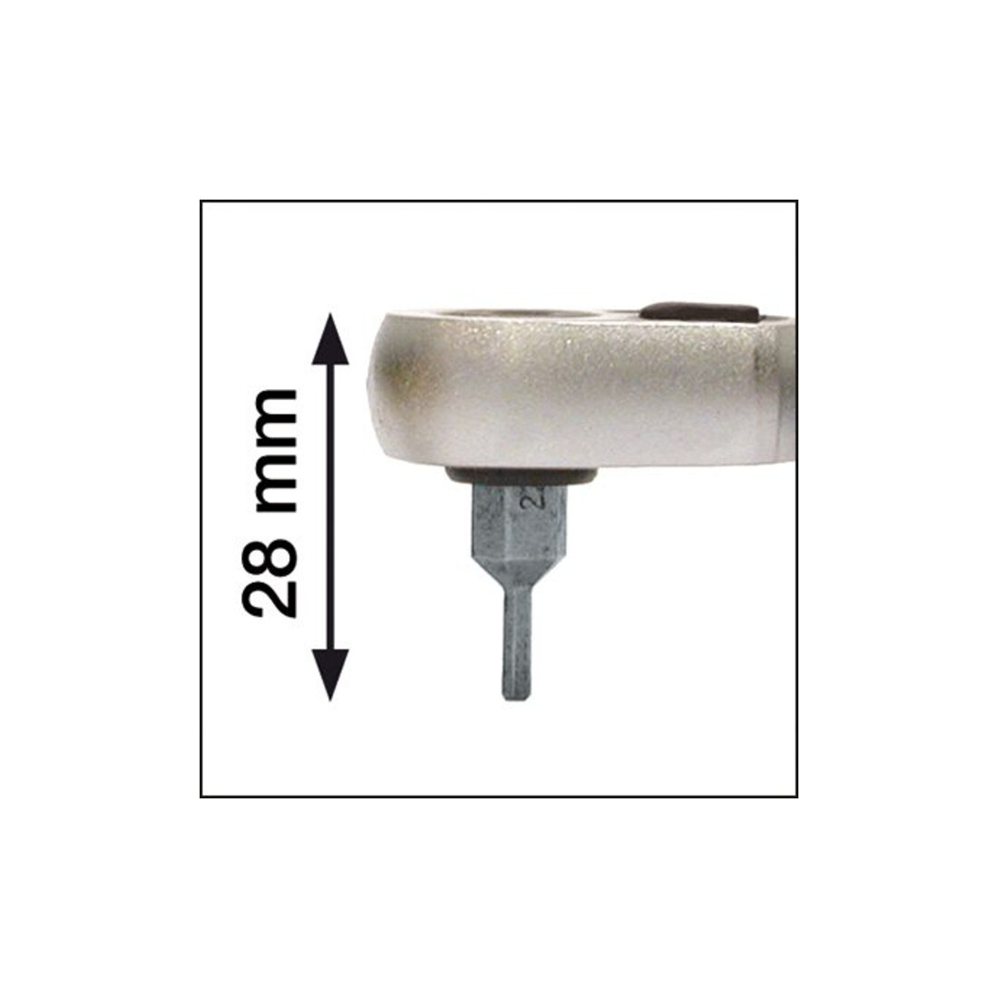 HAZET Schraubendreher-Steckschlüsseleinsatz 8808LG70-10 SW M10