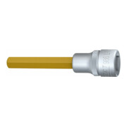 HAZET Schraubendreher-Steckschlüsseleinsatz 986L-10, Vierkant hohl 12,5 mm (1/2 Zoll), Innen-Sechskant Profil, 10 mm