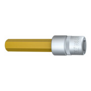 HAZET Schraubendreher-Steckschlüsseleinsatz 986L-14, Vierkant hohl 12,5 mm (1/2 Zoll), Innen-Sechskant Profil, 14 mm