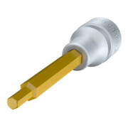 HAZET Schraubendreher-Steckschlüsseleinsatz 986L-5, Vierkant hohl 12,5 mm (1/2 Zoll), Innen-Sechskant Profil, 5 mm-4