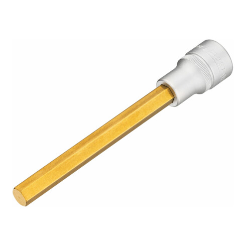 Hazet 6-kant-Schraubendreher-Einsatz, 1/2 Zoll, lang TiN-beschichtet, Sechskant: 8 mm