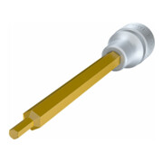 HAZET Schraubendreher-Steckschlüsseleinsatz 986SL-4, Vierkant hohl 12,5 mm (1/2 Zoll), Innen-Sechskant Profil, 4 mm-3
