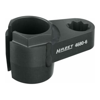 HAZET Schraubendreher-Steckschlüsseleinsatz Satz 2584-12/2, 1/2 Zoll (12,5 mm) Vierkant, Innen Vielzahn Profil XZN, 2-teilig, SW M12