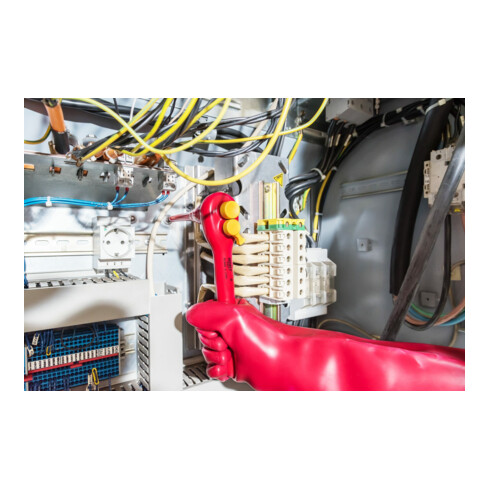 HAZET Schraubendreher-Steckschlüsseleinsatz schutzisoliert 986LG-8KV Vierkant hohl 12,5 mm (1/2 Zoll) Innen-Sechskant Profil 8 mm